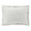 TAIE OREILLER 50X70CM PERCALE UNI 78 FILS BLANC