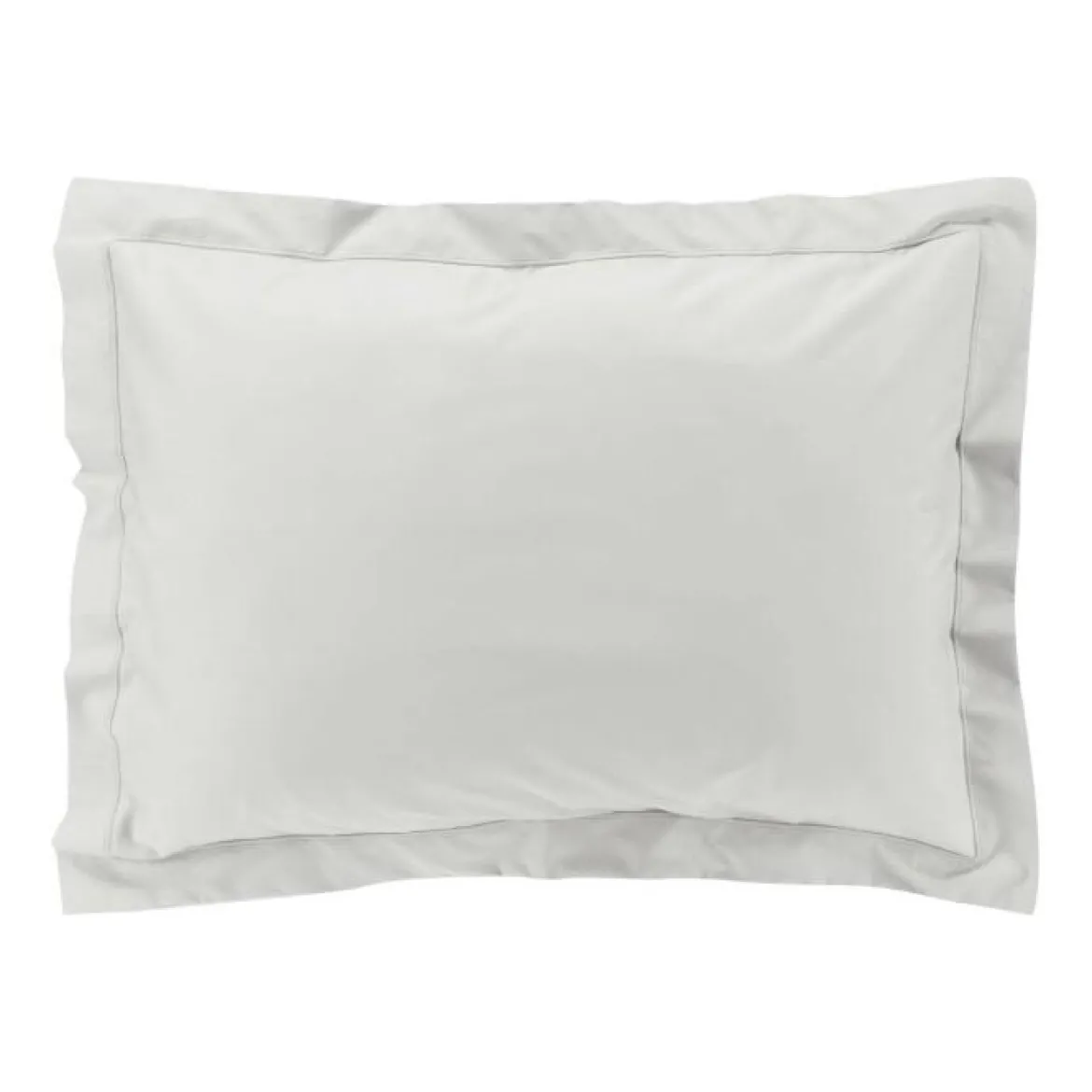 TAIE OREILLER 50X70CM PERCALE UNI 78 FILS BLANC