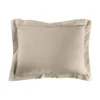 TAIE OREILLER 50X70CM UNI 57 FILS LINA SABLE