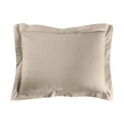 TAIE OREILLER 50X70CM UNI 57 FILS LINA SABLE