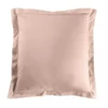 TAIE OREILLER 63X63CM UNI 57 FILS LINA ROSE
