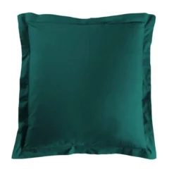 TAIE OREILLER 63X63CM UNI 57 FILS LINA EMERAUDE