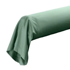 TAIE TRAVERSIN 85X185CM PERCALE UNI 78 FILS TILLEUL