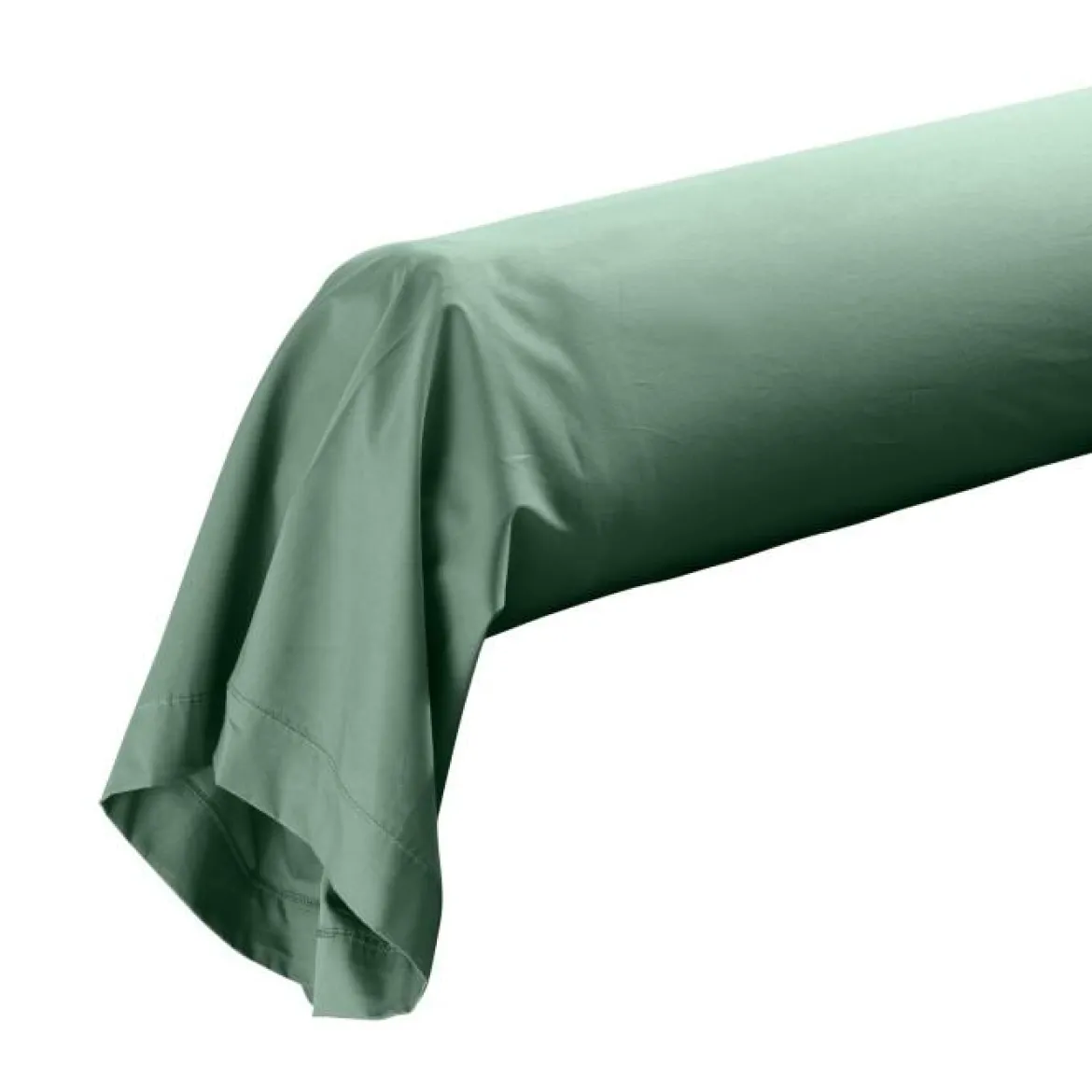 TAIE TRAVERSIN 85X185CM PERCALE UNI 78 FILS TILLEUL