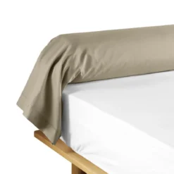TAIE TRAVERSIN 85X185CM UNI 57 FILS LINA SABLE