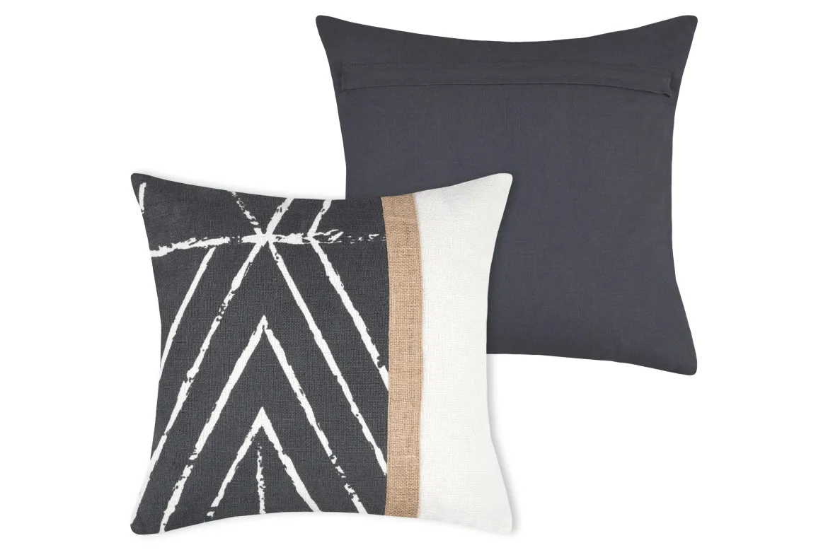 TAMPA COUSSIN 40X40CM ARDOISE