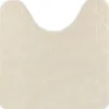 TAPIS CONTOUR WC MEMOIRE DE FORME GALET 45X50CM NATUREL