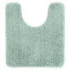 TAPIS CONTOUR WC MICROFIBRE 45X50CM VERT EUCALYPTUS