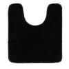 TAPIS CONTOUR WC 45X50CM DESSOUS LATEX NOIR