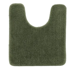 TAPIS CONTOUR WC 45X50CM DESSOUS LATEX KAKI