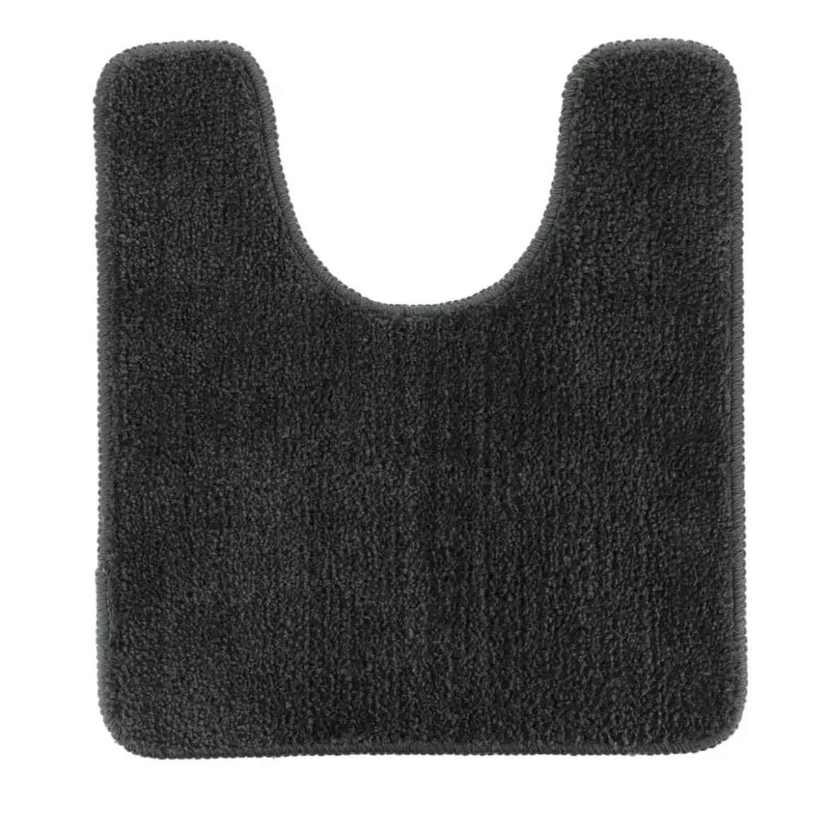 TAPIS CONTOUR WC 45X50CM DESSOUS LATEX GRIS FONCE