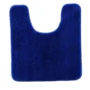 TAPIS CONTOUR WC 45X50CM DESSOUS LATEX BLEU MARINE