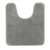 TAPIS CONTOUR WC 45X50CM DESSOUS LATEX GRIS CLAIR