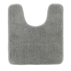 TAPIS CONTOUR WC 45X50CM DESSOUS LATEX GRIS CLAIR