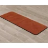 TAPIS MICROFIBRE DOUBLE VASQUE 45X120CM TERRE DE SIENNE