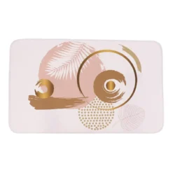 TAPIS MICROFIBRE IMPRIME 45X75CM ABSTRACTION