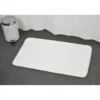 TAPIS MICROFIBRE UNI 45X75CM BLANC