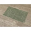 TAPIS POLYESTER 45X75CM VERT KAKI