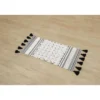 TAPIS AGADIR 45X90CM NOIR BLANC