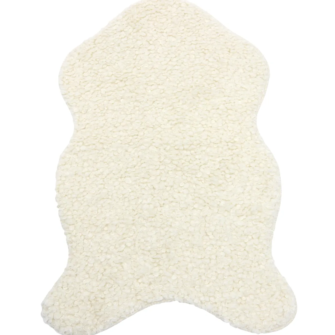 TAPIS BOUCLETTE 60X90CM BLANC