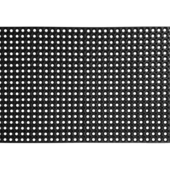 TAPIS CAILLEBOTIS 80X120CM CAOUTCHOUC NOIR