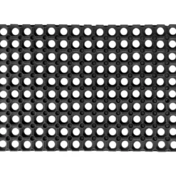 TAPIS CAILLEBOTIS 40X60CM CAOUTCHOUC NOIR