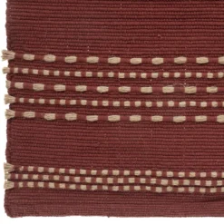 TAPIS COTON JUTE BOTA TERRACOTTA 70X140CM