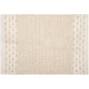 TAPIS COTON SABLE CUIVRE 60X90CM