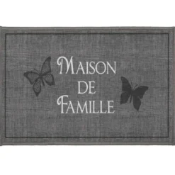 TAPIS DECO RECTANGLE 40X60 CM IMPRIME FAMILIA