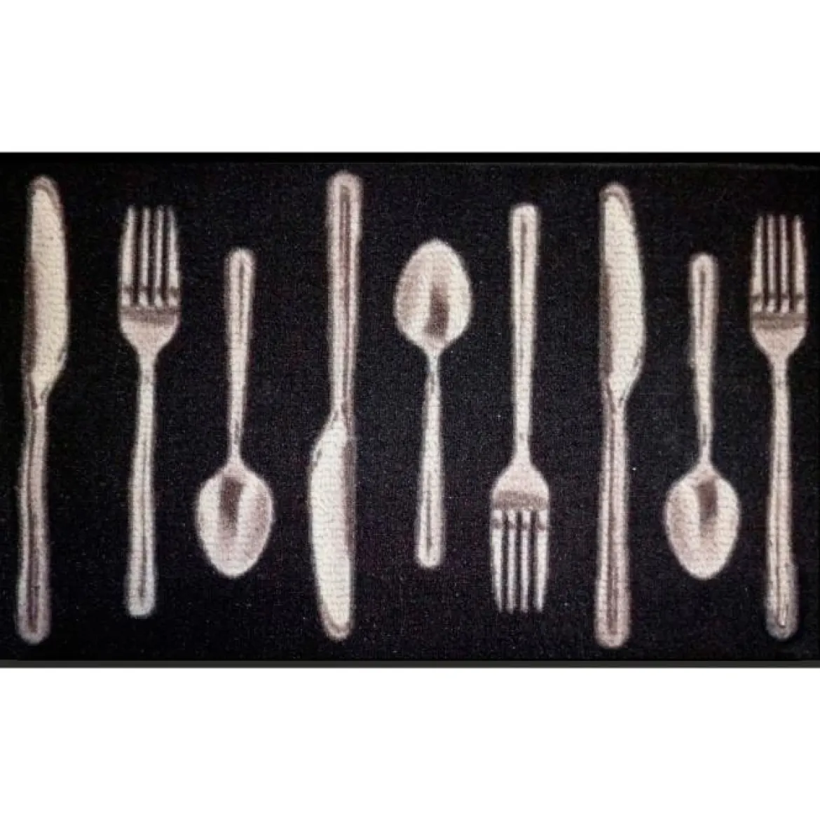 TAPIS DECO RECTANGLE 50X80 CM IMPRIME LUNCH