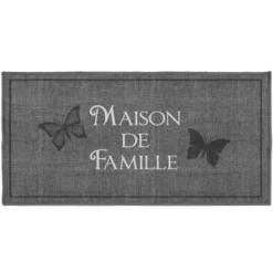 TAPIS DECO RECTANGLE 57X115 CM IMPRIME FAMILIA
