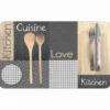 TAPIS DECO RECTANGLE 45X75 CM MOUSSE IMPRIMEE CANTINE