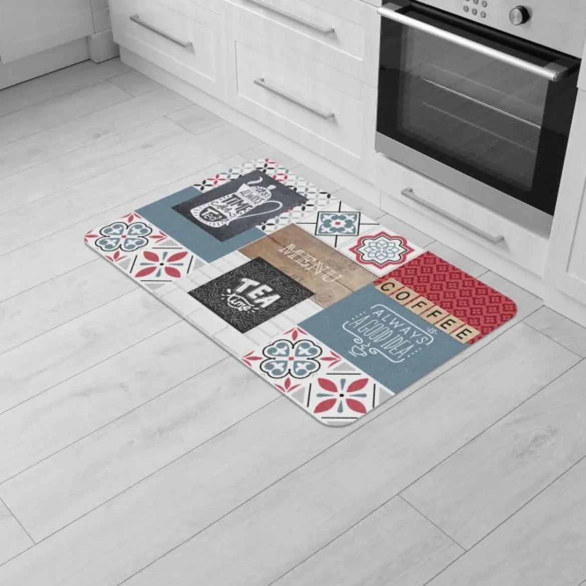 TAPIS DECO RECTANGLE 45X75 CM MOUSSE IMPRIMEE THEINE