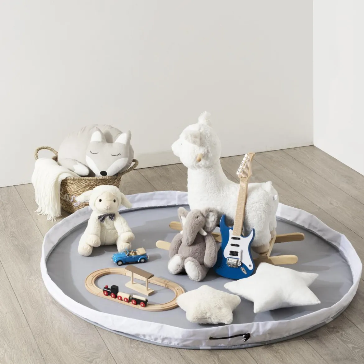 TAPIS DE JEUX A REMBALLER GRIS
