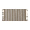 TAPIS EDEN 45X90CM NATUREL BLANC