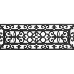 TAPIS ELSA 25X75CM CAOUTCHOUC NOIR