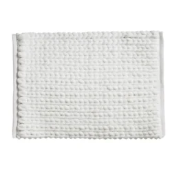 TAPIS EPAIS BLANC 50X75CM