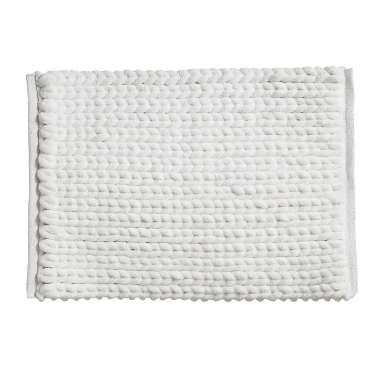 TAPIS EPAIS BLANC 50X75CM