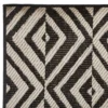 TAPIS EXTERIEUR ET INTERIEUR COLOR NOIR ET BLANC 150X230CM