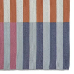 TAPIS EXTERIEUR INTERIEUR RAYURES COULEUR 120X170CM
