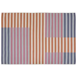 TAPIS EXTERIEUR INTERIEUR RAYURES COULEUR 160X230CM