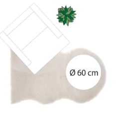 TAPIS FOURRE OSLO IVOIRE D.90X150CM
