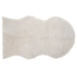TAPIS FOURRE OSLO IVOIRE D.90X150CM