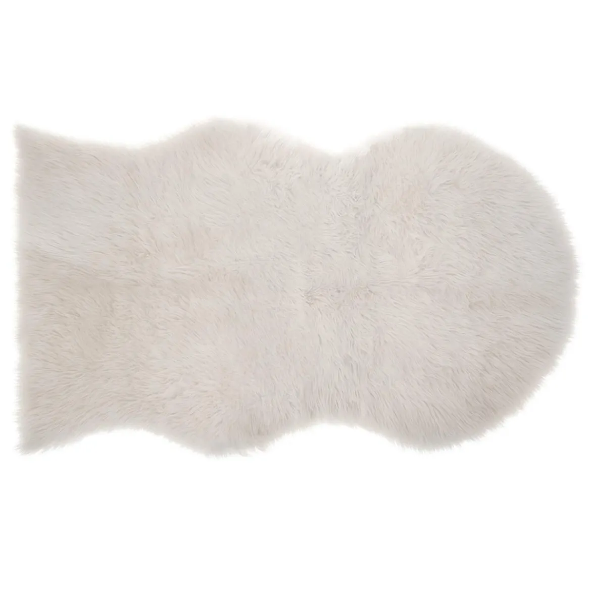 TAPIS FOURRE OSLO IVOIRE D.90X150CM