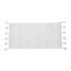 TAPIS GABRIEL 45X90CM BLANC