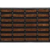 TAPIS GRATTANT 40X60CM CAOUTCHOUC COCO NOIR