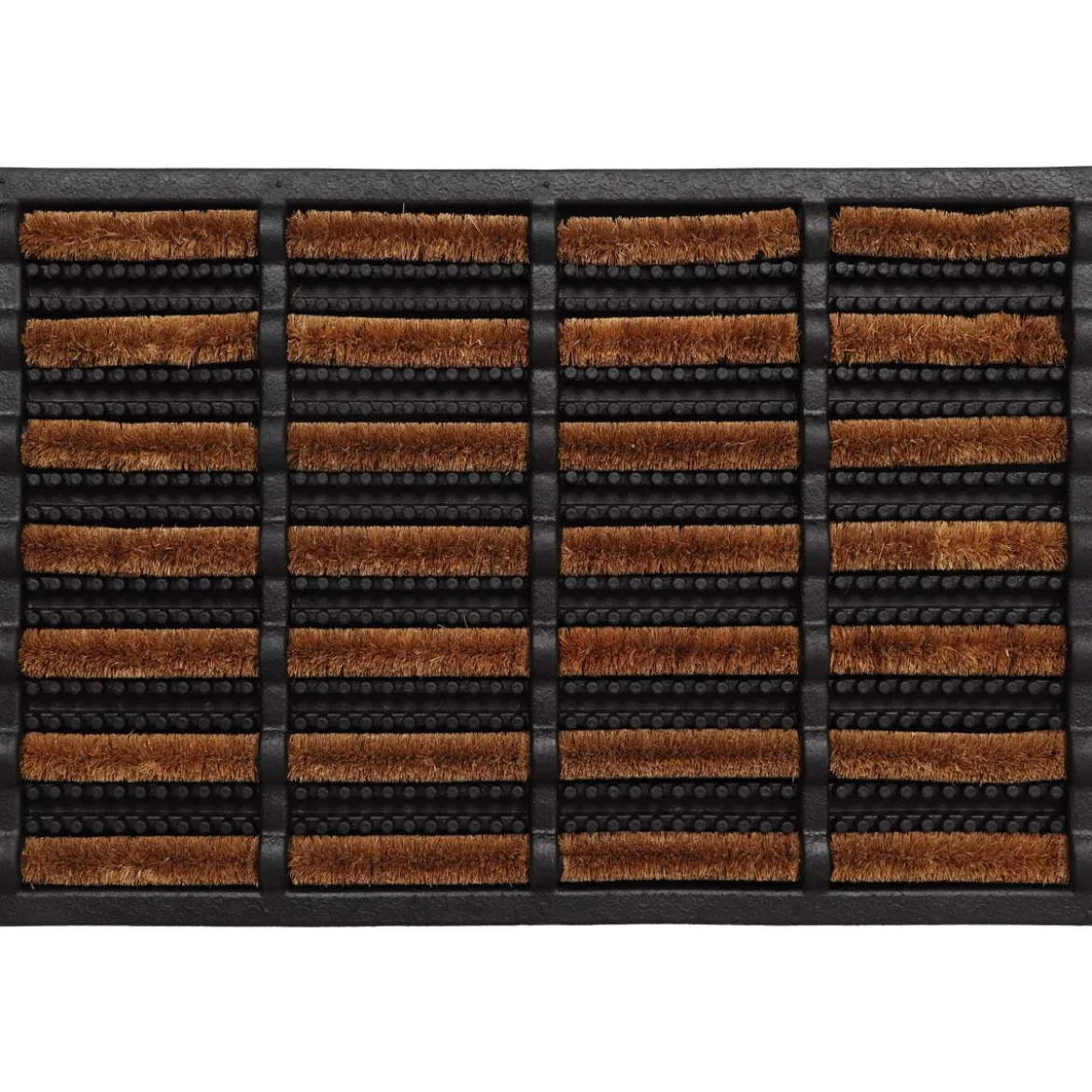 TAPIS GRATTANT 40X60CM CAOUTCHOUC COCO NOIR
