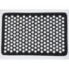 TAPIS HAROLD 40X60CM GRILLE CAOUTCHOUC NOIR