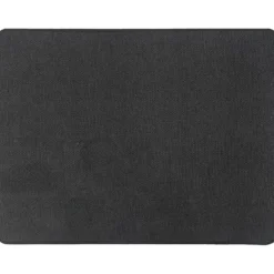 TAPIS HEXAGONE 45X60CM POLYESTER VELOURS NOIR