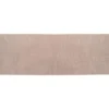 TAPIS HEXAGONE 45X120CM POLYESTER VELOURS BEIGE